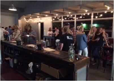 La Mesa Wine Works, view of Tasting Room